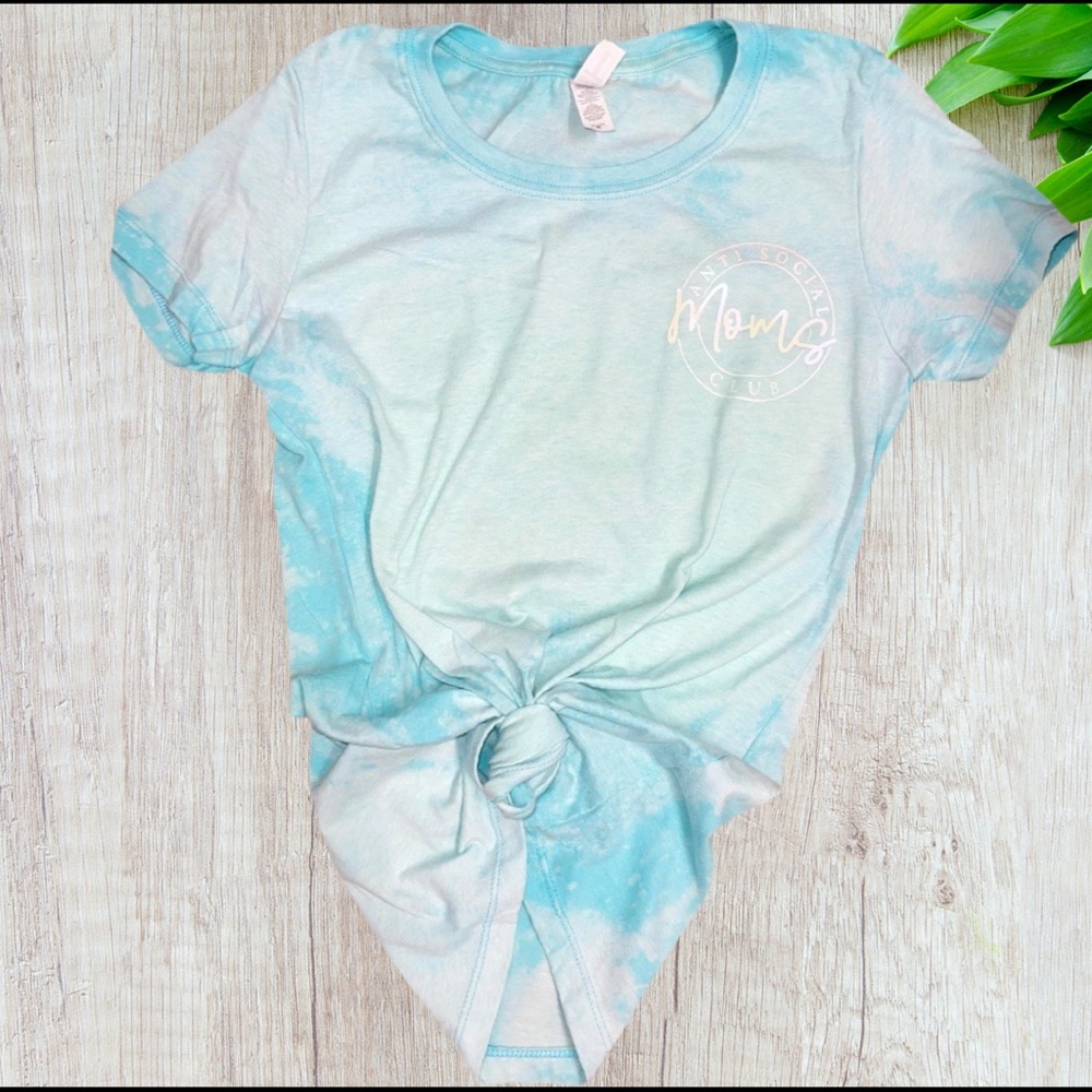 Bleached Anti Social Moms Club Tshirt